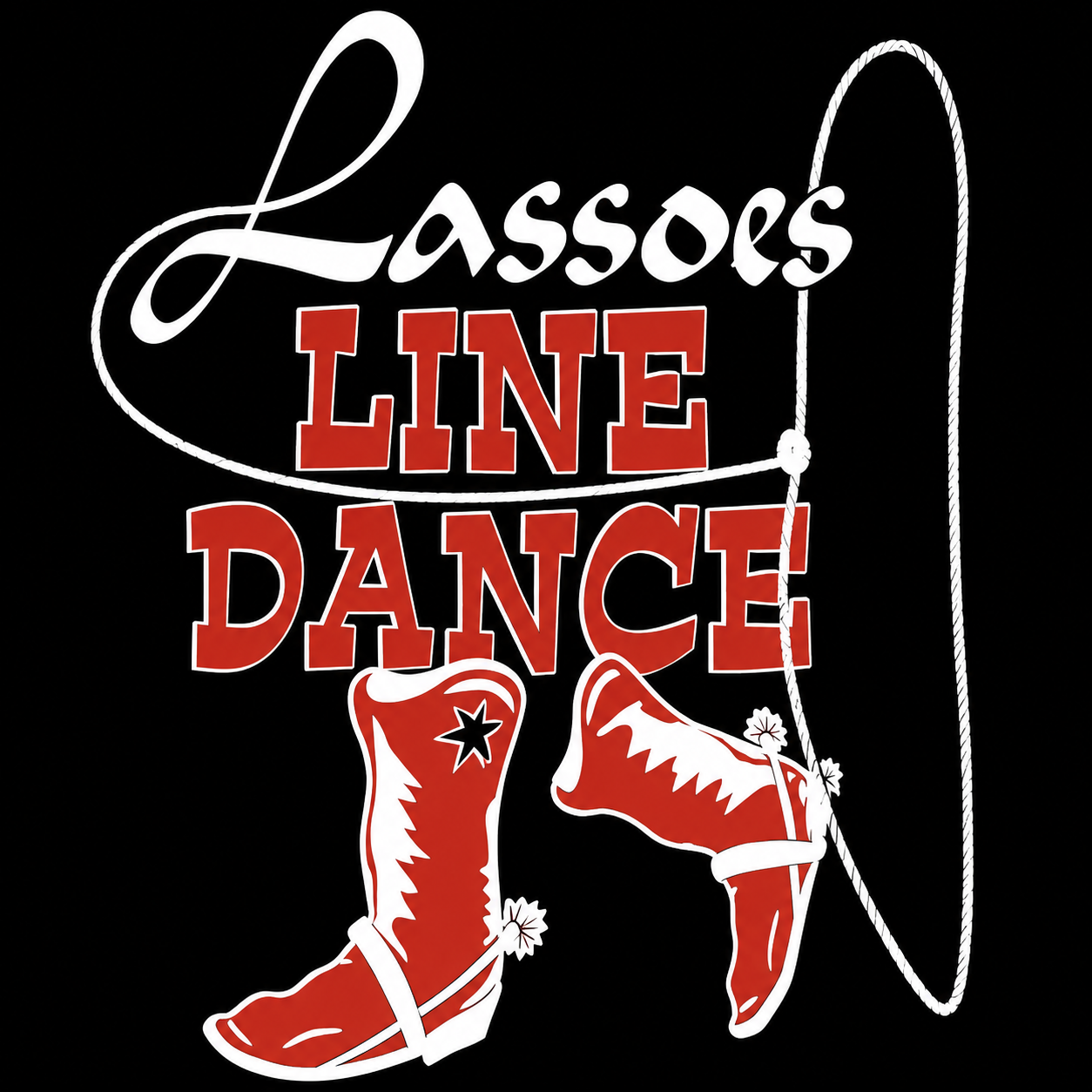 Lassoes logo Lassoes Line Dancing @ Danceworks Devon